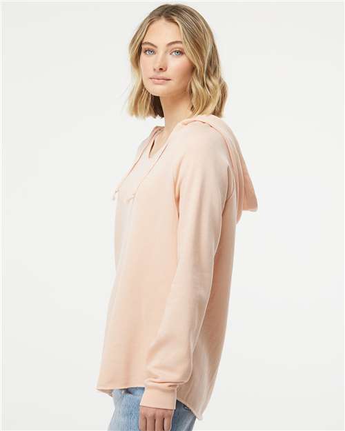 Blush Women’s Lightweight California Wave Wash Hooded Sweatshirt - PRM2500