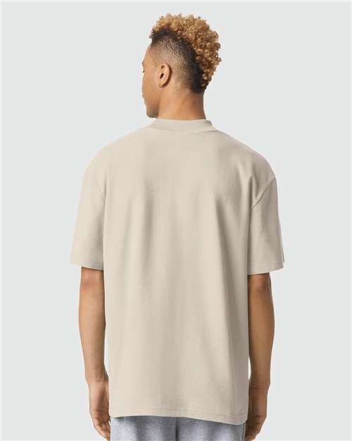 Bone Pique Mockneck Tee - 1PQ