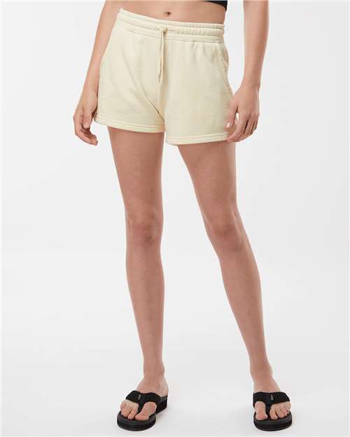 Bone Women’s Lightweight California Wave Wash Fleece Shorts - PRM20SRT