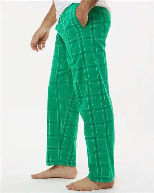 Boxercraft Bm6624 Harley Flannel Pants - Kelly Field Day Plaid