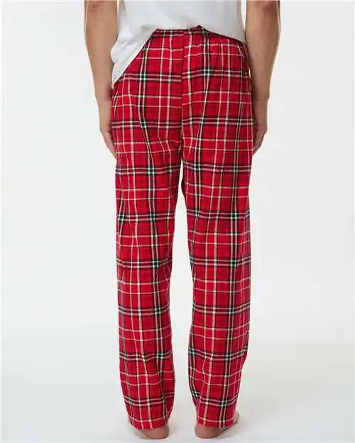 Boxercraft Bm6624 Harley Flannel Pants - Red White