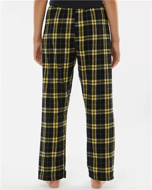 Boxercraft Bw6620 Women’s Haley Flannel Pants - Black Gold
