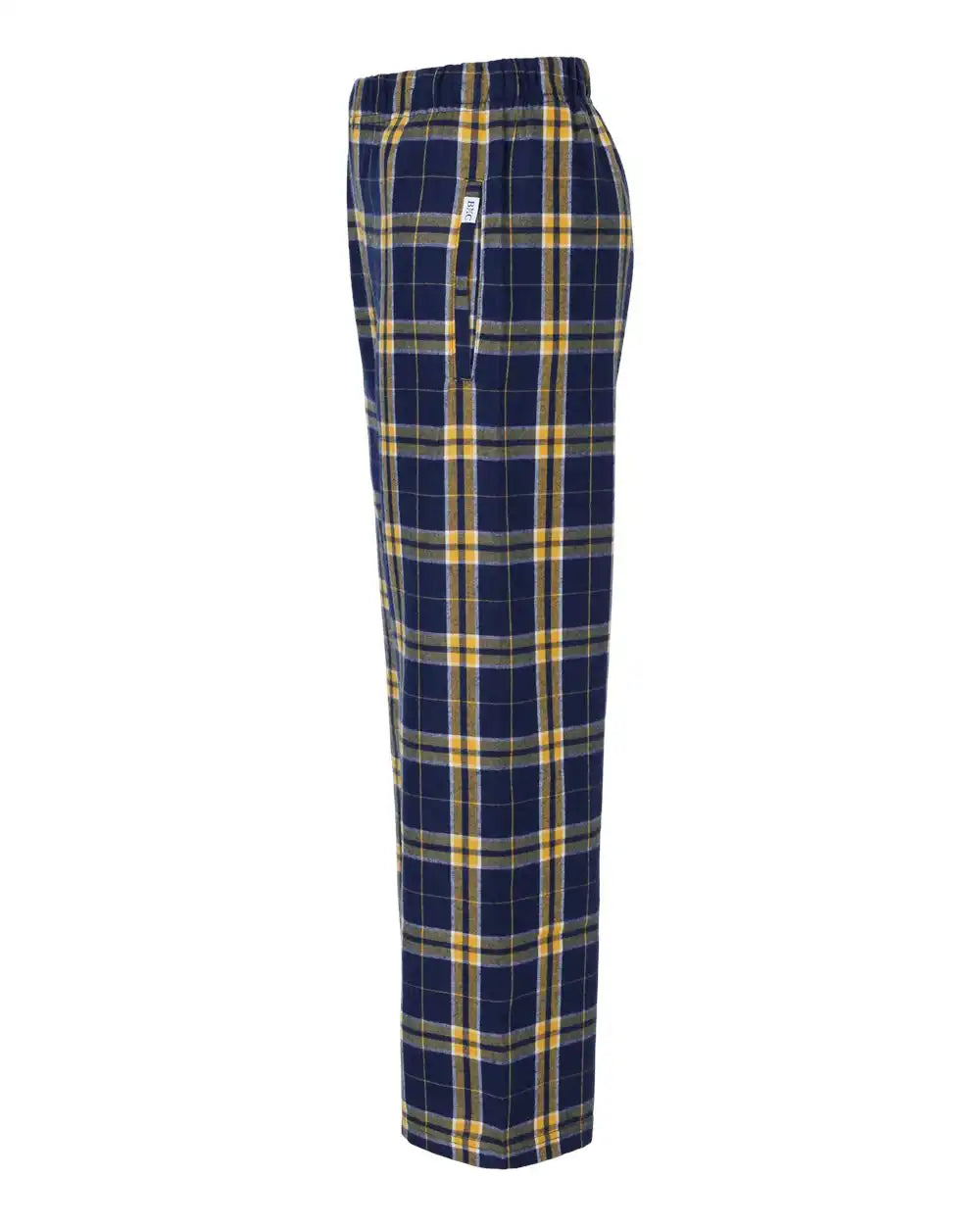 Boxercraft By6624 Youth Flannel Pants - Navy Gold