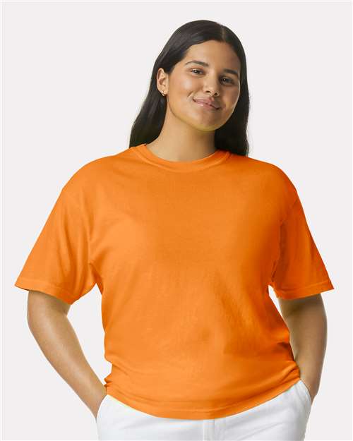 Bright Orange Garment-Dyed Heavyweight T-Shirt - 1717