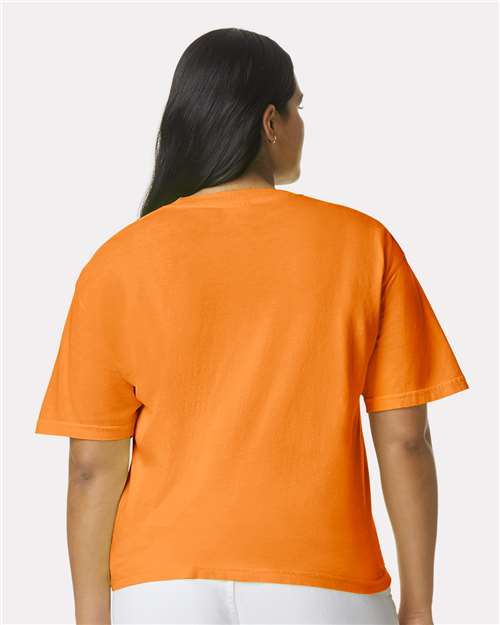 Bright Orange Garment-Dyed Heavyweight T-Shirt - 1717