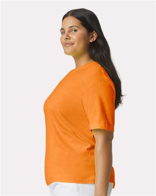 Bright Orange Garment-Dyed Heavyweight T-Shirt - 1717