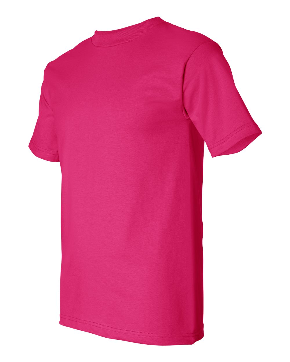 Bright Pink USA-Made Heavyweight T-Shirt - 5100