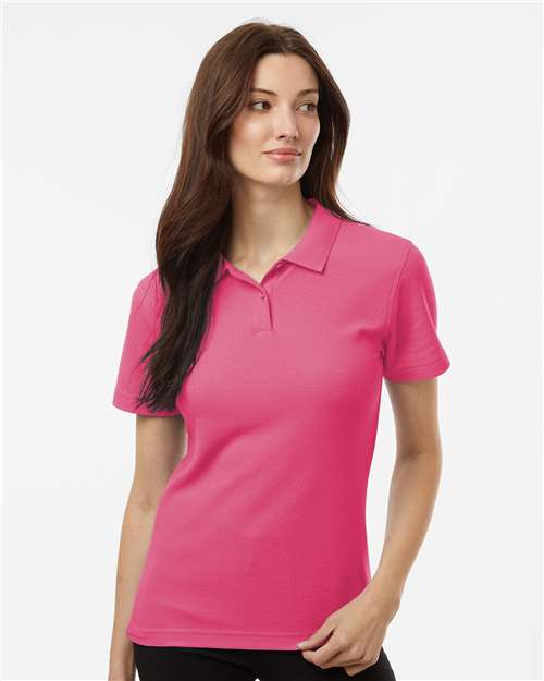 Bright Pink Women's Pique Polo - 62800L