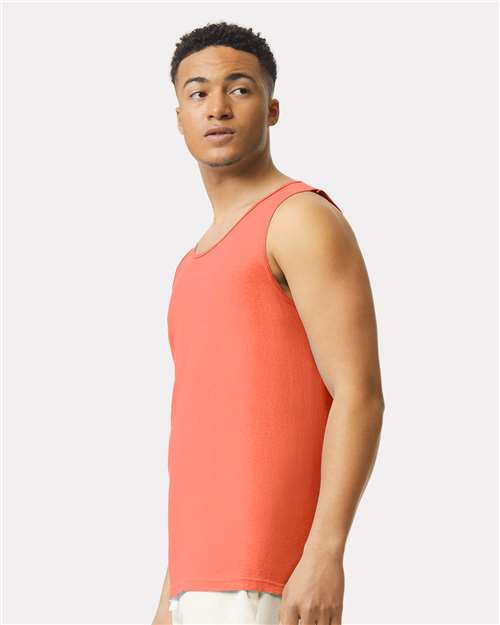 Bright Salmon Garment-Dyed Heavyweight Tank Top - 9360