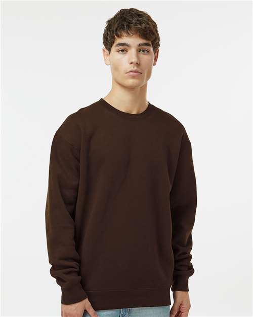 Brown Heavyweight Crewneck Sweatshirt - IND3000