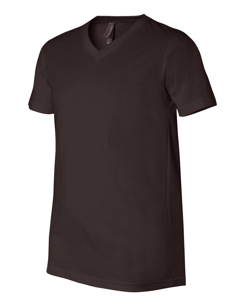 Brown Jersey V-Neck Tee - 3005