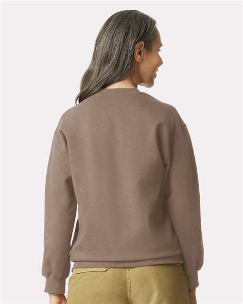 Brown Savana Softstyle® Midweight Crewneck Sweatshirt - SF000