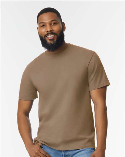 Brown Savana Softstyle® Midweight T-Shirt - 65000