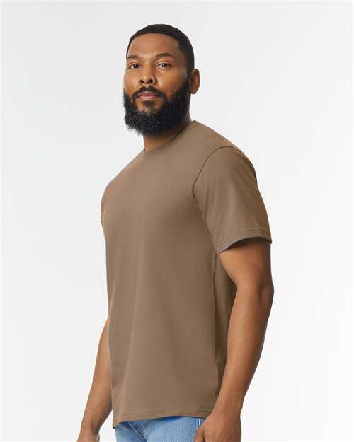 Brown Savana Softstyle® Midweight T-Shirt - 65000