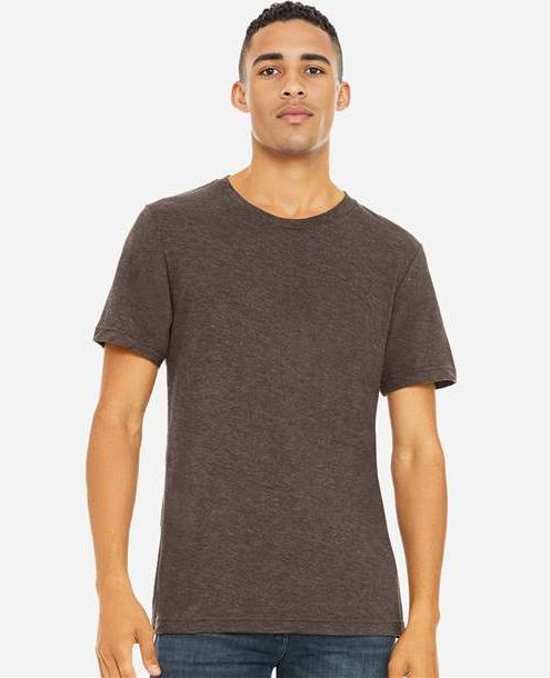 Brown Triblend Triblend Tee - 3413