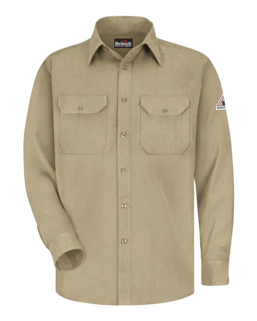 Bulwark Smu4t Dress Uniform Shirt - Tall Sizes - Khaki / Mt