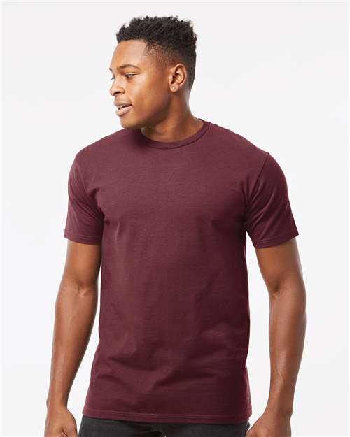 Burgundy Heavyweight Jersey T-Shirt - 290