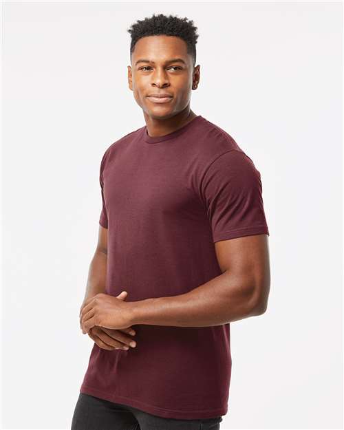 Burgundy Heavyweight Jersey T-Shirt - 290