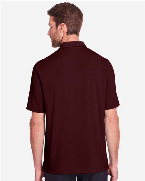 Burgundy Men's JAQ Snap-Up Stretch Performance Polo - NE100