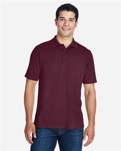 Burgundy Men's Origin Performance Piqué Polo - 88181