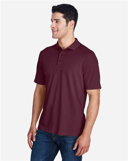 Burgundy Men's Origin Performance Piqué Polo - 88181