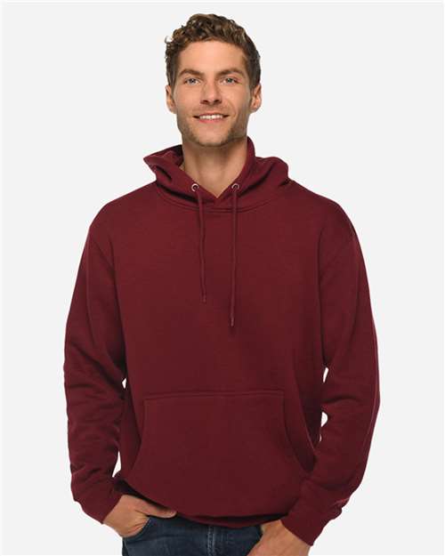Burgundy Premium Pullover Hooded Sweatshirt - LS14001