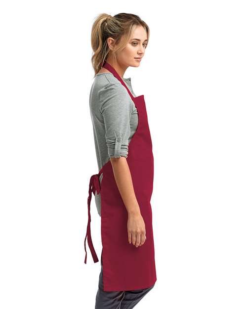Burgundy Recycled Bib Apron - RP150