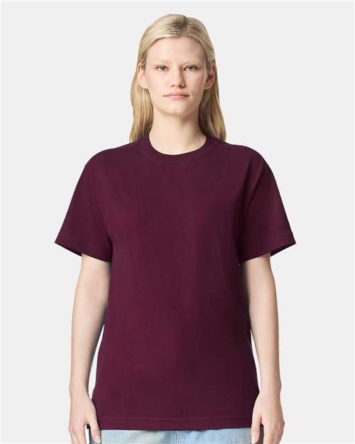 Burgundy Super Heavyweight Tee - 9001