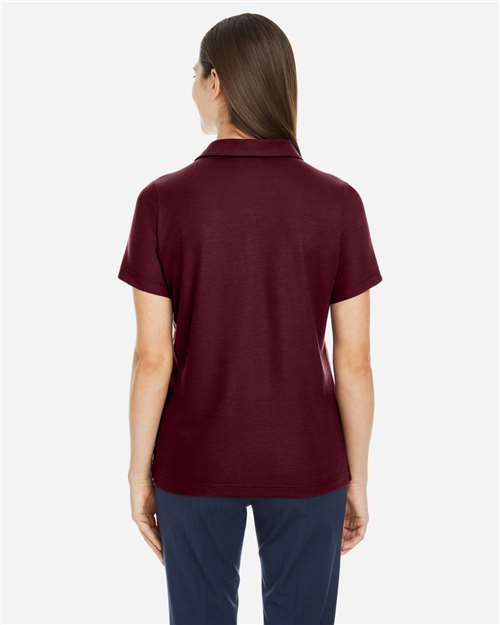 Burgundy Women's Fusion ChromaSoft™ Pique Polo - CE112W
