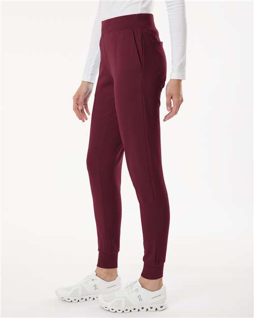 Burgundy Women's Rubi Ultrasoft Scrub Joggers - Petite Sizes - W40001P