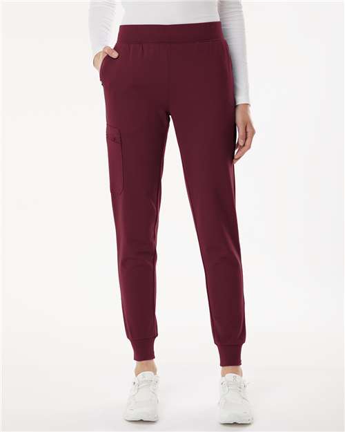 Burgundy Women's Rubi Ultrasoft Scrub Joggers - W40001