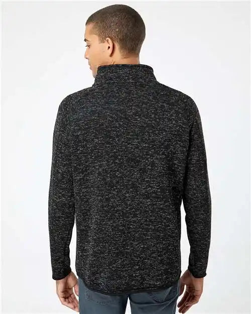 Burnside 3901b Sweater Knit Jacket - 3901 - Heather Black