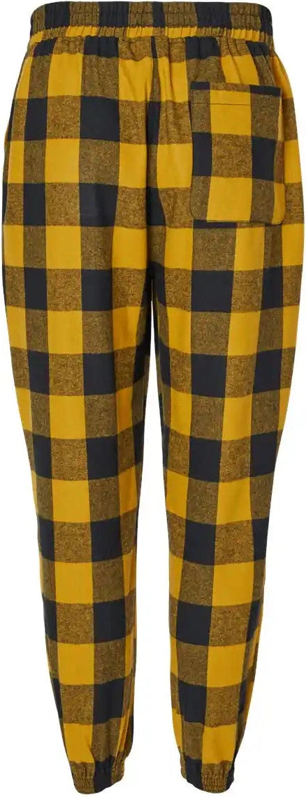 Burnside 4810b Youth Flannel Joggers - 4810 - Gold Black