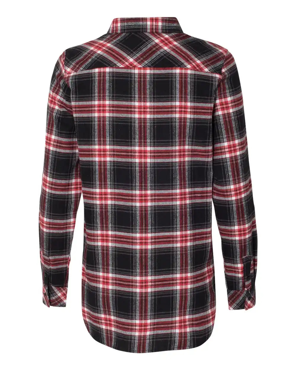 Burnside 5210 Women’s Yarn-dyed Long Sleeve Flannel Shirt - Red