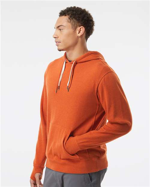 Burnt Orange Heather Midweight French Terry Hooded Sweatshirt - PRM90HT