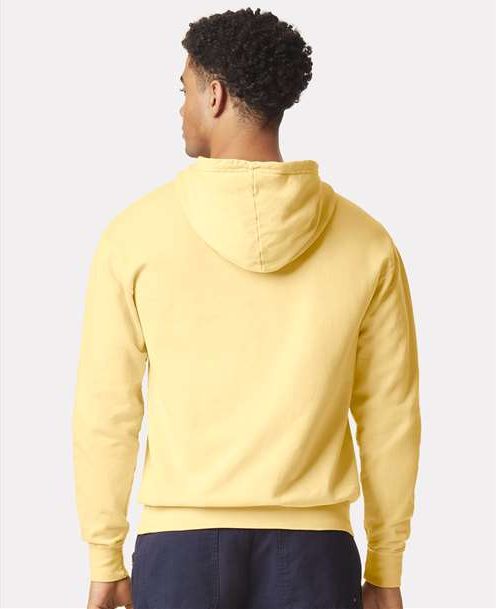 Butter Garment-Dyed Lightweight Fleece Hooded Sweatshirt - 1467
