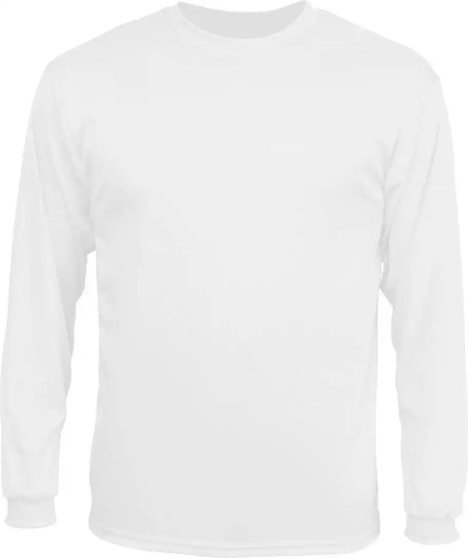 C2 Sport 5204 Long Sleeve Youth Tee - White