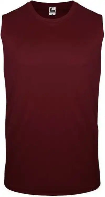 C2 Sport 5230 Youth Sleeveless Tee - Maroon