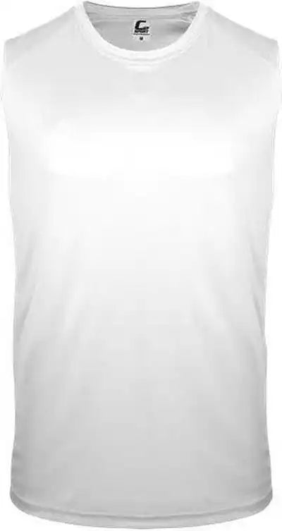 C2 Sport 5230 Youth Sleeveless Tee - White