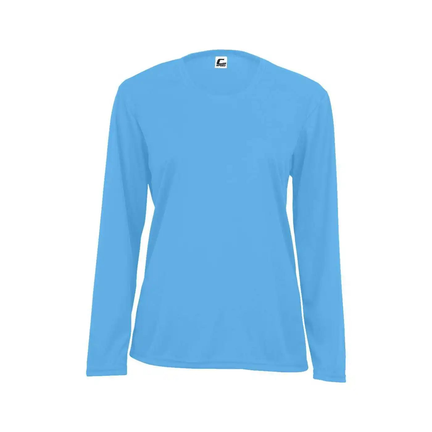 C2 Sport 5604 Long Sleeve Ladies Tee - Columbia Blue
