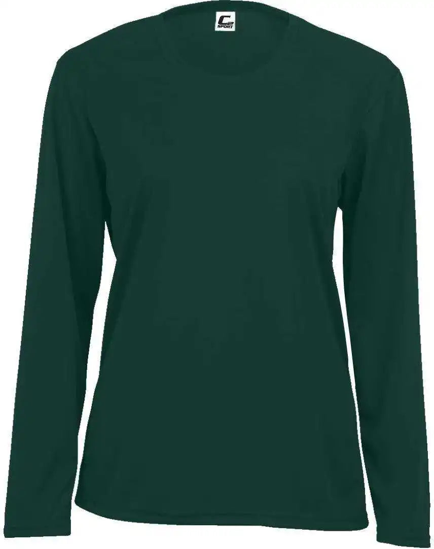 C2 Sport 5604 Long Sleeve Ladies Tee - Forest