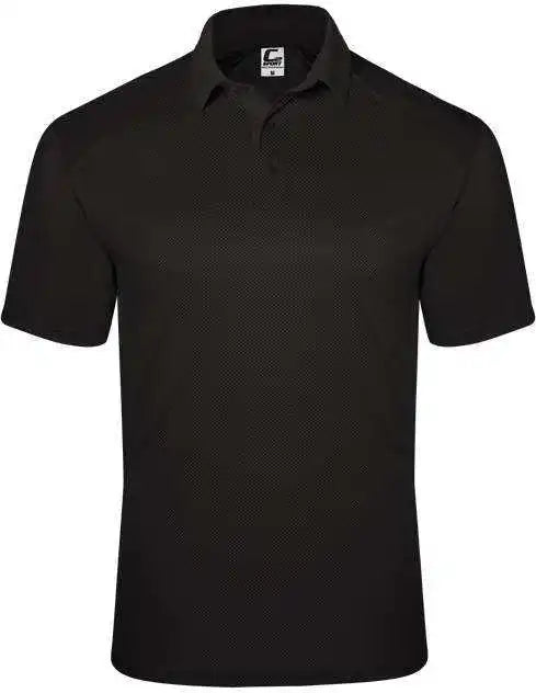 C2 Sport 5904 Mock Mesh Polo - Black