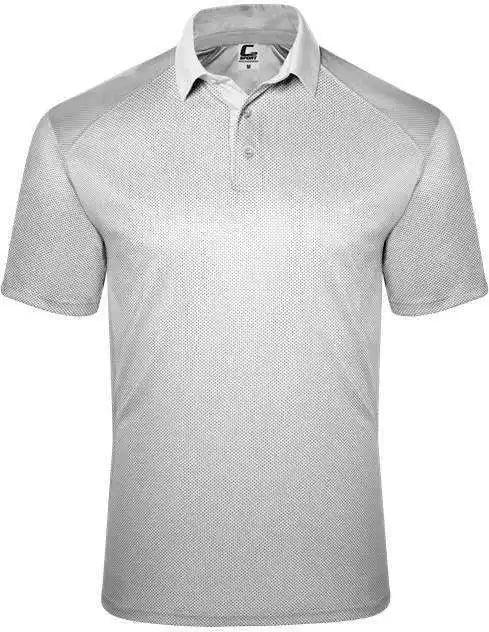 C2 Sport 5904 Mock Mesh Polo - Silver