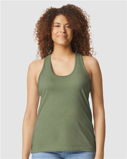 Cactus Softstyle® Women’s CVC Racerback Tank Top - 64220LCVC