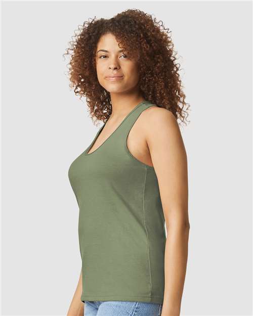 Cactus Softstyle® Women’s CVC Racerback Tank Top - 64220LCVC