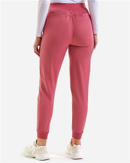 Calm Pink Women's Energized Stretch Jogger Scrub Pants - NN610