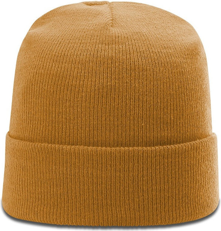 Camel Solid Beanie with Cuff