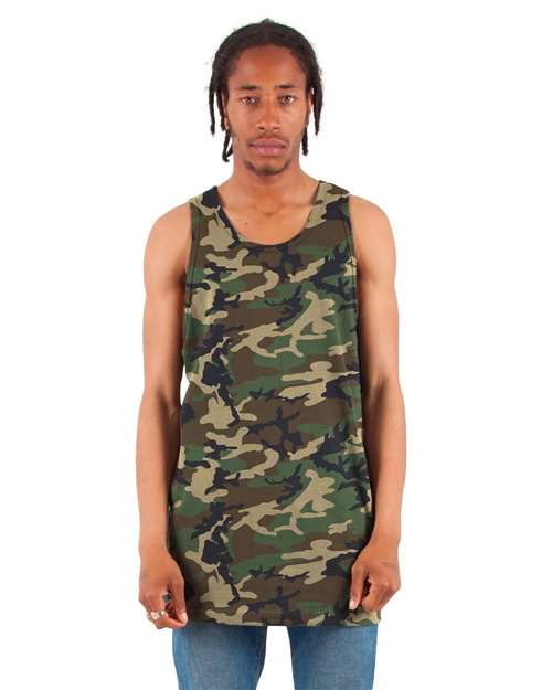Camo Green Active Tank - SHTANK