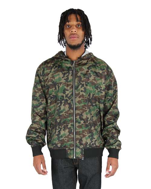 Camo Green Windbreaker Jacket - SHWBJ