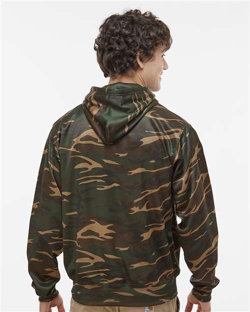 Camo Polyester Tailgate Hooded Sweatshirt - 8615